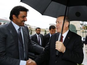 Cumhurbaşkanı Erdoğan Katar Emiri İle Bir Araya Geldi