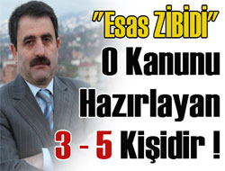 Esas "Zibidi" O Kanunu Hazırlayanlardır
