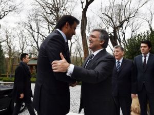 Katar Emiri, Abdullah Gül’e Taziye Ziyaretinde Bulundu