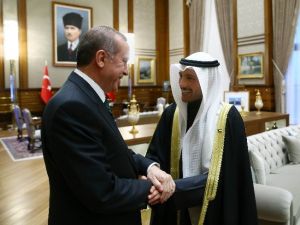 Kuveyt Ulusal Meclis Başkanı Al-ghanim Cumhurbaşkanlığı Külliyesi’nde