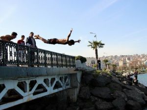 Samsun’da Şubat’ta Deniz Keyfi