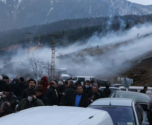Cerattepe protestocularına ikinci kez müdahale