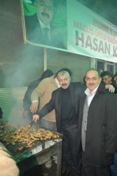 Yağmurda mangal partisi
