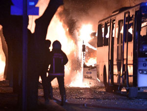 Ankara'daki terör saldırısının acısı Trabzon'a da düştü