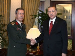 Cumhurbaşkanı Erdoğan Genelkurmay Karargahı’nda