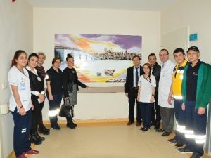 Hastane Duvarları Resimlerle Süslendi