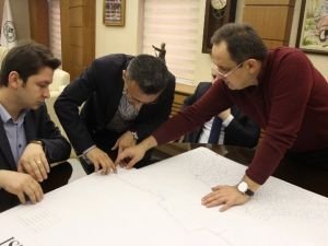 Başkan Aksu, Doğalgaz Projesini İnceledi