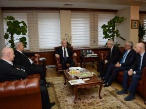 Trabzon Ticaret Borsası Heyeti’nden Bakan Soylu’ya Ziyaret