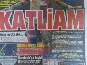 Tartışmalara Neden Olan Galatasaray-trabzonspor Maçı Trabzon’daki Yerel Gazetelere Böyle Yansıdı
