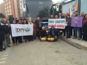 Çanakkale’den Cerattepe’ye Destek İçin Yola Çıktılar