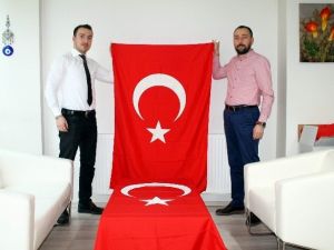 Samsun’dan Şırnak’a 500 Türk Bayrağı