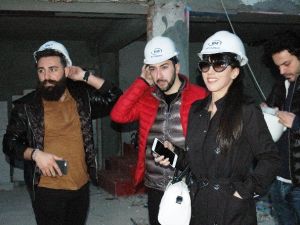 Hande Yener Baretini Taktı, İnşaata Girdi