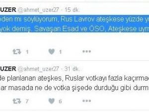 Ak Partili Vekilden Rusya’ya Votkalı Ateşkes Göndermesi