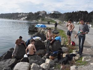 Sinop’ta Şubat Ayında Deniz Keyfi