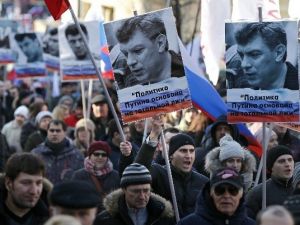 Muhalif Rus Politikacı Nemtsov Ölümünün Birinci Yılında Anıldı