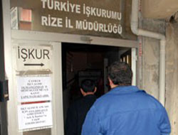 Rize İşkur'da Çaykur İzdihamı