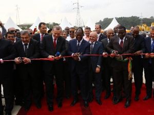 Cumhurbaşkanı Erdoğan, Fildişi Sahili’nde Beton Fabrikası’nın Açılışını Yaptı