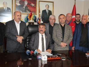 Görevden Alınan Mhp Trabzon İl Başkanı Muammer Demeli Basın Toplantısı Düzenledi