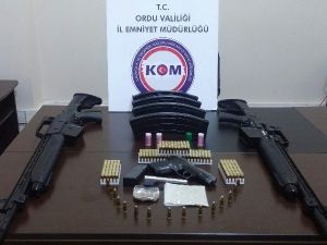 Ordu’da Kaçak Sigara Ve Silah Operasyonu