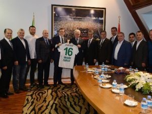 Btso Bursaspor’un Her Zaman Yanında