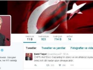 Şamil Tayyar’dan Chp’li Akif Ekiciye Tepki