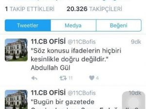 Abdullah Gül’den O Haberlere Yalanlama