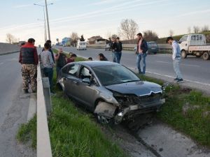 Bafra’da Kaza: 2 Yaralı