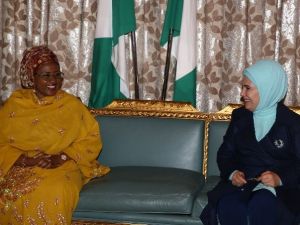 Emine Erdoğan, Buhari’nin Eşi Aıshe Buhari İle Görüştü