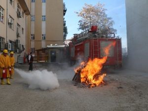 Vezirköprü Ağız Ve Diş Sağlığı Merkezi’nde Yangın Tatbikatı