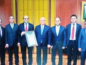 Gimder’den, Tbmm Başkanı Kahraman’a Ziyaret