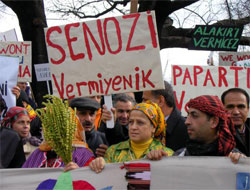 Meclis Önünde HES'e Tepki