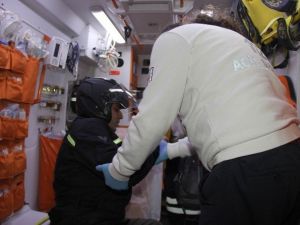 Samsun’da Motosiklet Kazası: 1 Yaralı