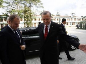Cumhurbaşkanı Erdoğan, Ab Konseyi Başkanı Tusk’ı Kabul Etti
