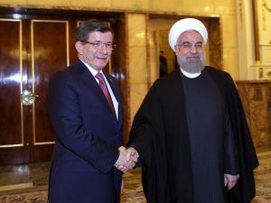 Başbakan Davutoğlu, Ruhani Tarafından Kabul Edildi