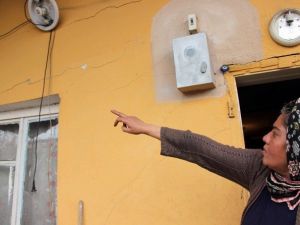 Karabük’te Binada Heyelan Tehlikesi