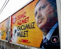 Erdoğan'ın posterleri kaldırılıyor