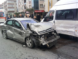 Samsun'da zincirleme kaza 9 yaralı