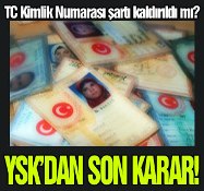 TC kimlik no şartı kaldırıldı!