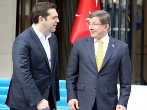 Başbakan Davutoğlu İle Yunan Başbakan Çipras’tan Aile Fotoğrafı