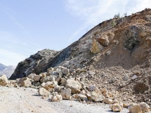 Gümüşhane’de Heyelan