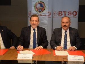 Btso, Emirdağ Ticaret Ve Sanayi Odası İle Kardeşlik Protokolü İmzaladı