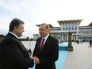Ukrayna Devlet Başkanı Poroşenko Beştepe’de
