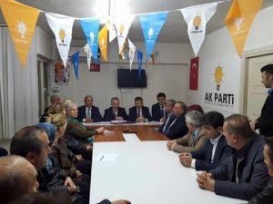 Ak Parti Teşkilatı Bölge Sorumlusu Ali Temur Kozlu Teşkilatını Ziyaret Etti