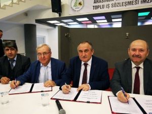 Bolu Belediyesi Ve Belediye İş Sendikası Arasında Toplu Sözleşme İmzalandı