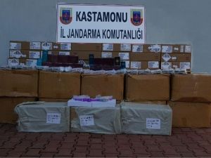 Kastamonu’da 206 Bin Tl’lik Kaçak Malzeme Ele Geçirildi