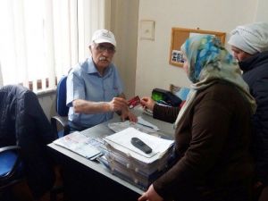 Sinop’ta Kızılay Kartı Dağıtımı Başladı