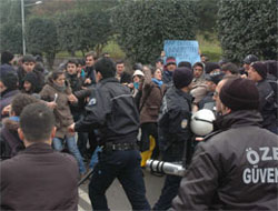 Trabzon'da öğrenciye meydan dayağı