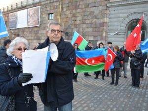 Sözde Ermeni Tasarısı İsveç’te Protesto Edildi