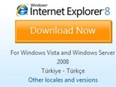 Internet Explorer 8 yayınlandı!