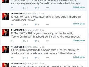 Ak Partili Vekilden ’12 Mart Muhtırası’ Hatırlatması